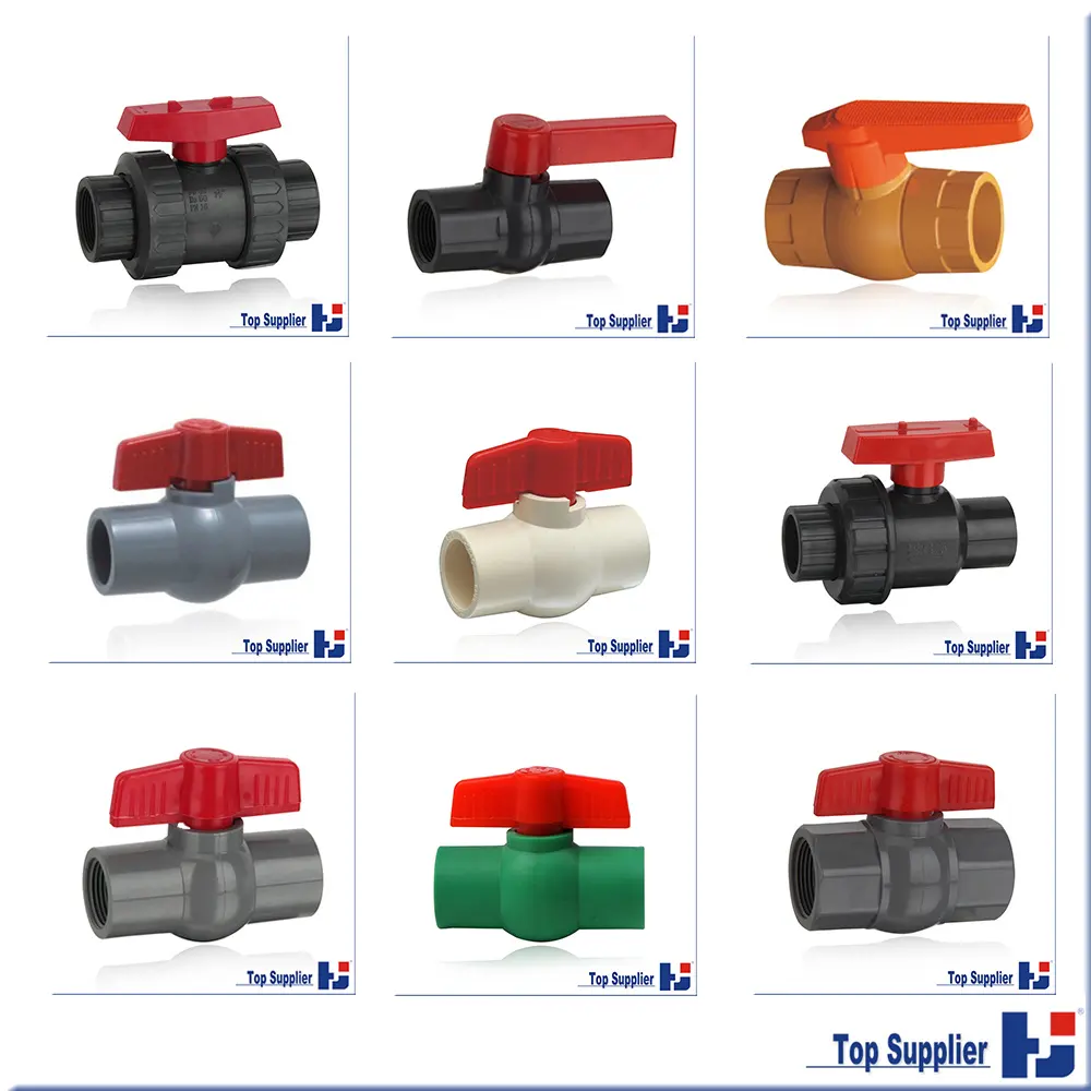 China manufacture NSF certificated PVC Ball Valve Socket and Thread