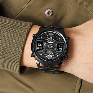 Reloj Deportivo para Hombre Skmei 2212 de Cuarzo con Movimiento Electrónico Digital, Pantalla Dual Analógica LED, Formato 12/24 Horas y Resistencia al Agua de 30m para Exteriores - Product Image 4