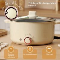 Casserole électrique multifonctionnelle pour la maison, mini-cuiseur à nouilles pour les étudiants en résidence, idéal pour les supermarchés et les plats à emporter