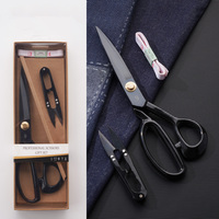 Kits de couture professionnels 9 "ensemble de couture robuste SK5 ciseaux de tailleur en acier au carbone petits ciseaux à fil pour ateliers