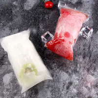 Transparent clair fin joint thermoscellable en plastique congelé ventouse glace Pop emballage bricolage glace sucette Popsicle emballage sacs