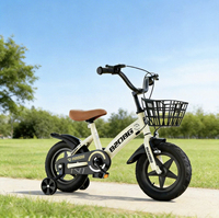 Bicicleta para Niños de 2 a 11 Años, Bicicleta de Pedales para Niños con Ruedas de Entrenamiento para Niños y Niñas