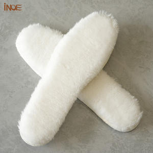 1 जोड़ी मोटी नकली भेड़ फर insolses पुरुषों महिलाओं ने कपड़े सर्दियों गर्म थर्मल एवा गर्म जूते पैड आराम विरोधी फिसलन - Product Image 3
