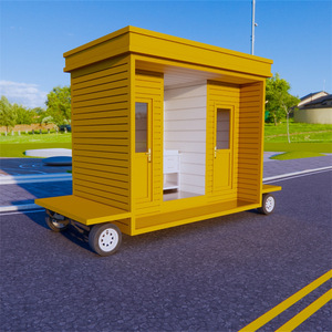 Baño Portátil de Madera, Moderno y Ecológico, para Parques y Exteriores - Product Image 1