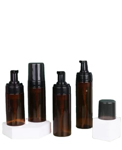 Échantillon GRATUIT – Bouteille de mousse nettoyante personnalisée 100 ml, ambrée, 4 oz, 5 oz, 6 oz, 200 ml, avec pompe à mousse, en PET, pour cosmétiques et savon, pour adultes - Product Image 4