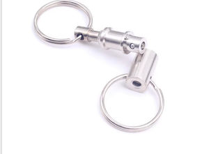 Abridor de Botellas de Acero Inoxidable, Liberación Rápida, Doble Anillo, Llavero EDC Desmontable, Impermeable, Ecológico, Duradero, para Actividades al Aire Libre - Product Image 4