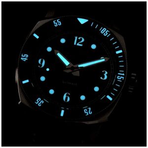 Montres de plongée automatiques personnalisées OEM ODM Miyota 9039, étanches à 200 m, en acier inoxydable 316L, montre de luxe avec BGW9 super lumineux - Product Image 3