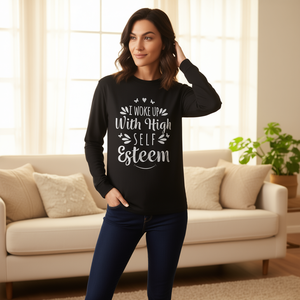 Mi sono svegliato con un'elevata stima di sé e con una maglietta a maniche lunghe - Product Image 3