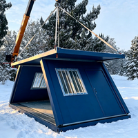 Maison préfabriquée de luxe pliable à installation rapide en kit pour logement temporaire – Conteneur habitable