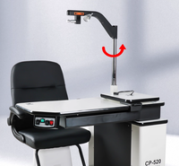 Combinaison optique de table et de chaise Unité de réfraction ophtalmique Ensemble combiné d'optométrie pour optométriste