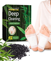 SIFULAND Deep Cleaning Foot Patch 30 Pcs Arang Bambu Herbal Perawatan Luar yang Nyaman Kontrak Manufaktur Distributor