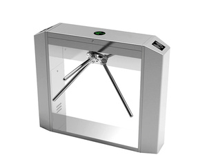 SAIKOEAS 304 Acero inoxidable trípode automático torniquete RFID código QR lector de tarjetas de reconocimiento facial para gimnasio Oficina Control de acceso - Product Image 1