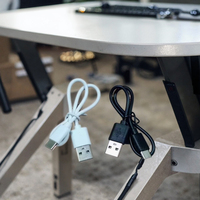 Kabel Data USB 2.0 Tipe-C Pengisian Cepat 3A Ramah Lingkungan dan Efisien, Konduktor Tembaga, 1M 2M, Berlapis PVC untuk Ponsel