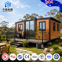 Casa Contenedor Prefabricada de Diseño Moderno y Transpirable de 20 Pies, Ensamblaje Rápido, Villa Modular para Hoteles y Dormitorios, Directo de Fábrica