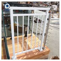 Système de garde-corps de balcon et de terrasse modulaire en acier galvanisé Optima, garde-corps de balcon en acier à piquets pour extérieur