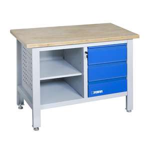 FERVI - B009/A1 Kit Banco de Trabajo 1200x600x865mm - EAN 8012667305703 BANCOS DE TRABAJO Y MESAS - Product Image 1