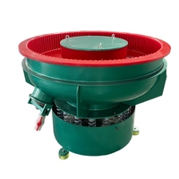 Machine de polissage vibratoire ronde à vitesse réglable de 450 L pour le chanfreinage et l'élimination des bavures des pièces métalliques