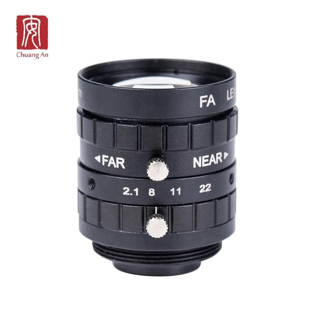 2/3" 9mm 5MP F2.1 C mount Machine Vision Lens