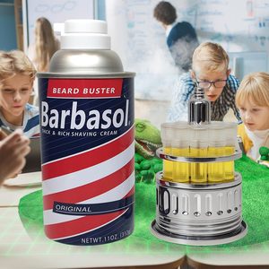 Tarro Decorativo Estilo Barbasol Inspirado en Películas |   Artículo Coleccionable con Temática de ADN de Dinosaurio con Tubos de Ensayo, Regalo Ideal y Opción al por Mayor - Product Image 2