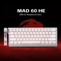 Clavier mécanique filaire Original FGG MAD 60/68HE Gaming Magnetic Axis, 61/68 touches pour le jeu et le bureau