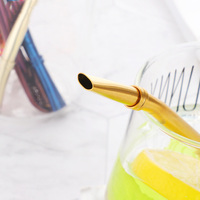 Paille à boire en acier inoxydable, cuillère, filtre à thé, pailles à thé Yerba Mate, gourde, outils à thé réutilisables, accessoires de bar