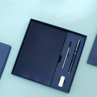 Nouvel ensemble de coffret cadeau carnet en twill avec logo personnalisé, cadeaux souvenirs en cuir souple pour bureau et entreprise, Chine