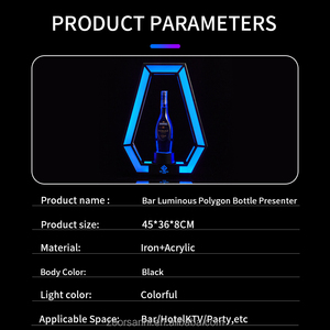 Luminous Led <strong>Bottle</strong> Service Presenter <strong>Champagne</strong> Alcohol Holder Glorifier <strong>Bottle</strong> Display Presenter Barware Supplier For Nightclub - Product Image 6