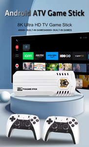K8Pro คอนโซลวิดีโอเกม4K HD คอนโทรลเลอร์ไร้สายแบบคู่แอนดรอยด์ทีวีเกมสติ๊ก2 + 16GB เกม40000เกมย้อนยุค64GB - Product Image 2