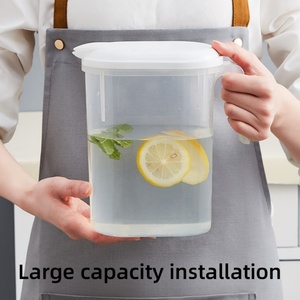 High-Temperature Resistant Plastic Cold <b>Water</b> <b>Bottle</b> <b>Filter</b> Tea Fruit Infusion Pitcher for Kitchen Use Sealed Fruit Juice <b>Water</b> - Product Image 4
