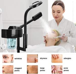 Vaporizador Facial de Ozono Caliente con Lámpara de Aumento para Spa y Tratamientos Faciales - Product Image 4