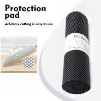 Tapis de protection antidérapant en mousse PVC imperméable et lavable de haute qualité, non adhésif, pour étagères de cuisine - Grande Vente