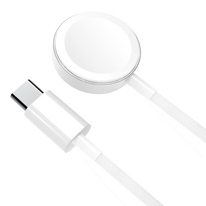 Nouveau <span class=keywords><strong>chargeur</strong></span> compatible pour <span class=keywords><strong>montre</strong></span> ; Câble de charge sans fil tressé pour iWatch avec fixation magnétique en alliage d'aluminium pour l'ensemble - Product Image 5