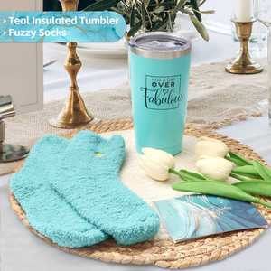 Cadeaux d'anniversaire parfaits pour les femmes, maman, sœur, amies, panier de soins personnels, couleur bleu ciel, nouveau design 2023, cadeaux de rétablissement rapide - Product Image 4