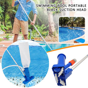 Kit d'entretien de piscine portable en plastique écologique, avec perche à 5 sections et aspirateur à jet pour spa et bassin au sol - Vente en gros - Product Image 5