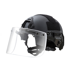 Visiera trasparente in vetro di protezione trasparente per visiera integrale di sicurezza per attrezzature di difesa personale casco tattico - Product Image 3