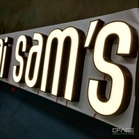 Offre Spéciale – Lettres LED 3D en Acrylique Personnalisées, Éclairées par l'Avant, Étanches IP65 pour Extérieur, Décoration Publicitaire pour Salon de Coiffure