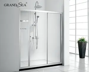 Parus salam wasserdichte schimmel resistente Dichtung leiste nahtlose Glass chiebetür Dusche Badezimmer tür für zu Hause