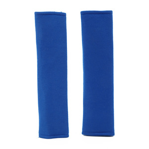 Coussin de protection pour ceinture de sécurité en soie glacée bleu, confortable, pour voiture - Product Image 5