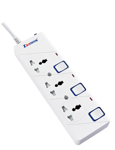 Nouvelle arrivée, multiprise certifiée ECAS, 4 prises AC, 13A, certifiée <span class=keywords><strong>ESMA</strong></span>, rallonge universelle, 4 voies, interrupteur individuel - Product Image 4