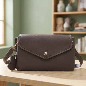 Bolso Bandolera Personalizado con Logotipo para Mujer, de Cuero PU Suave, con Múltiples Bolsillos, Bolsos Cruzados de Hombro para Mujer - Product Image 1