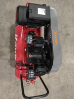 Compresseur d'air à vis compact et portable de 1,5 kW/2 CV, refroidi par air, lubrifié, 80 L avec moteur et pompe