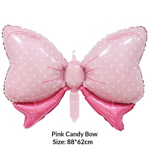 Nuevo Globo de Aluminio con Forma de Lazo Grande <span class=keywords><strong>HelloBABY</strong></span> para Decoración de Bebés, Cumpleaños, Revelación de Sexo - Product Image 4