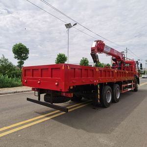 Grúa Montada en Camión Sinotruk de 12 Toneladas y 320 HP con Brazo Recto, Venta Directa de Fábrica, Personalizada para Elevación de Materiales de Construcción - Product Image 4