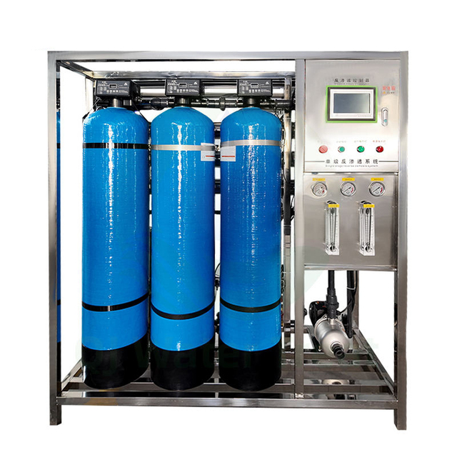 500L RO Water Machine Pure Water Food Industry Commercial Industrial RO System Tap Water Well Water RO System
