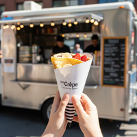 Sacs à crêpes personnalisés de qualité alimentaire, boîtes en papier, boîtes à pizza en tranches et autres emballages alimentaires
