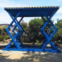 Plateforme élévatrice à ciseaux fixe verticale électrique hydraulique 1000 kg 3000 kg 5000 kg pour levage de marchandises