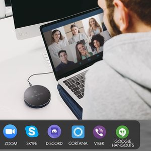 Microphone de conférence pour réunions en ligne 360 °   Microphone USB omnidirectionnel pour prise de <span class=keywords><strong>son</strong></span>, haut-parleur pour <span class=keywords><strong>ordinateur</strong></span> - Product Image 5