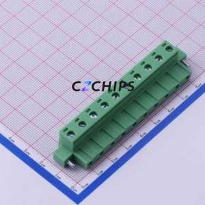 KF2EDGKM-7.62-10P Plug-in Terminal Block P=7.62mm Connector Plug Screw Fixing 1x10P 7.62mm - Product Image 1