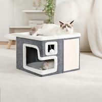 Nid pour chat en plastique, respirant, épais, couleur unie, confortable, pour l'été, fournitures pour animaux de compagnie