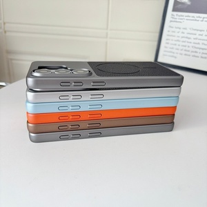 Funda Magnética de Cuero PU para Teléfono Samsung S26 S23 S24 S25 Ultra FE, Carga Inalámbrica, Ultra Delgada, Resistente a Impactos, Carcasa Rígida - Product Image 5